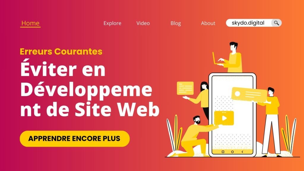 Erreurs Courantes à Éviter en Développement de Site Web 1